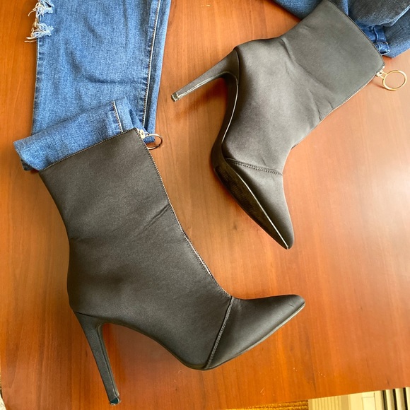 Fashion Nova Black Booties - Picture 7 of 7